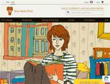 Tablet Screenshot of grassrootsbooks.net